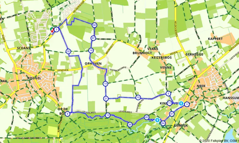 Route in Limburg