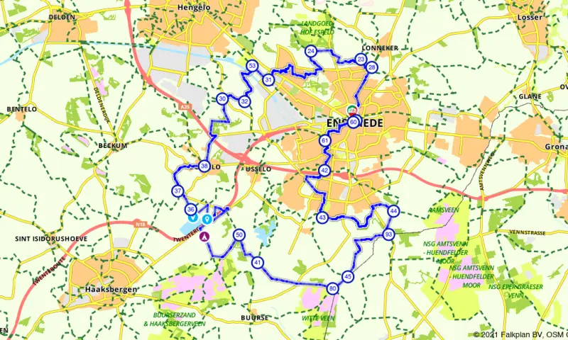 Rondje cultuur en natuur bij Enschede