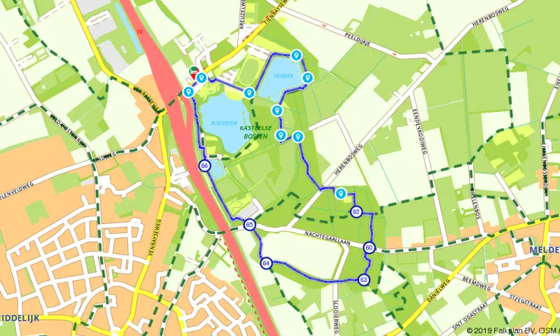Route in Limburg