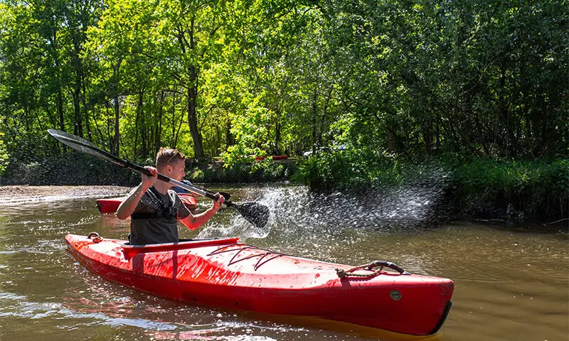 Varen in een kano