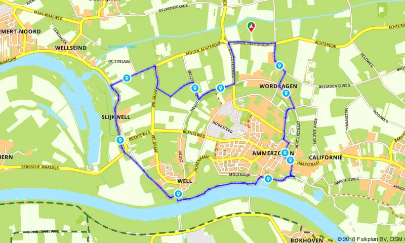 Route in Gelderland