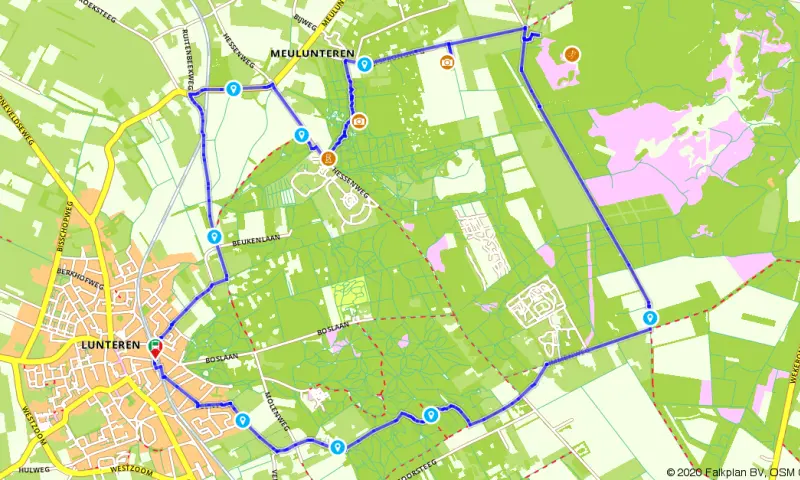 Route in Gelderland