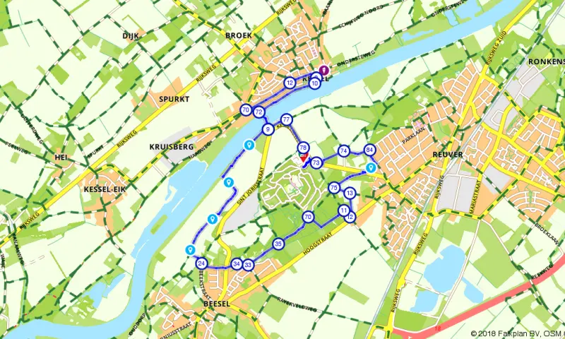 Route in Limburg