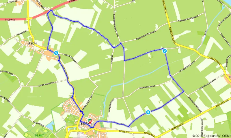 Route in Gelderland