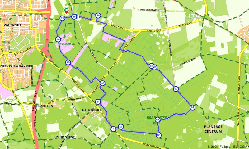 Route Noord-Brabant