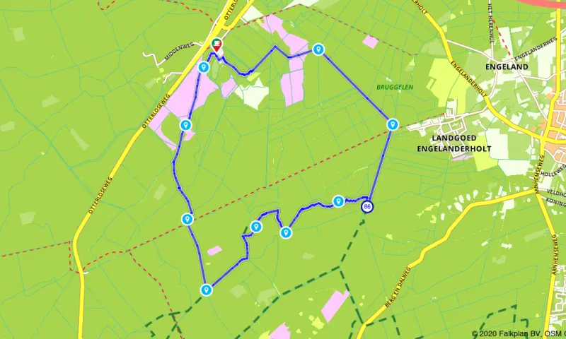 Route in Gelderland