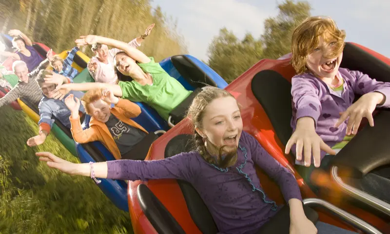 Kinderen in de rollercoaster
