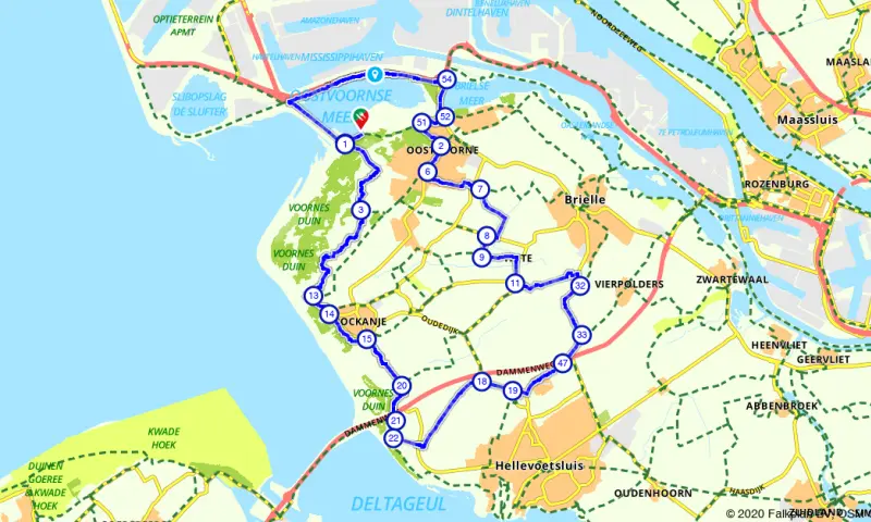 Route Zuid-Holland