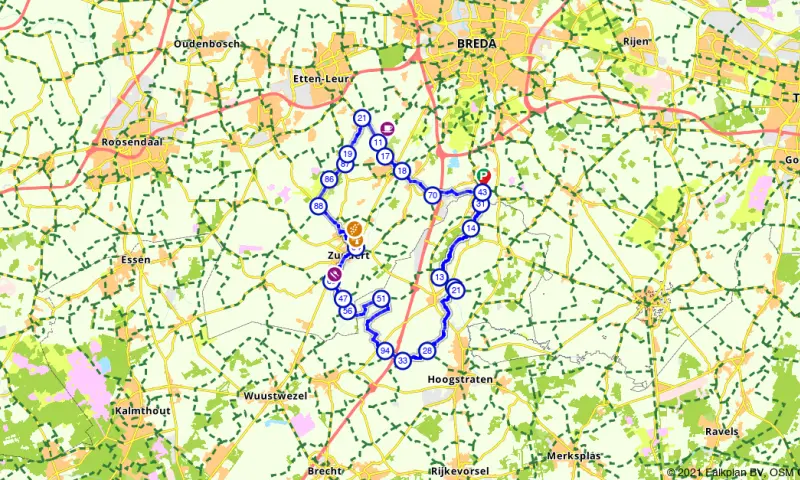 Route Noord-Brabant