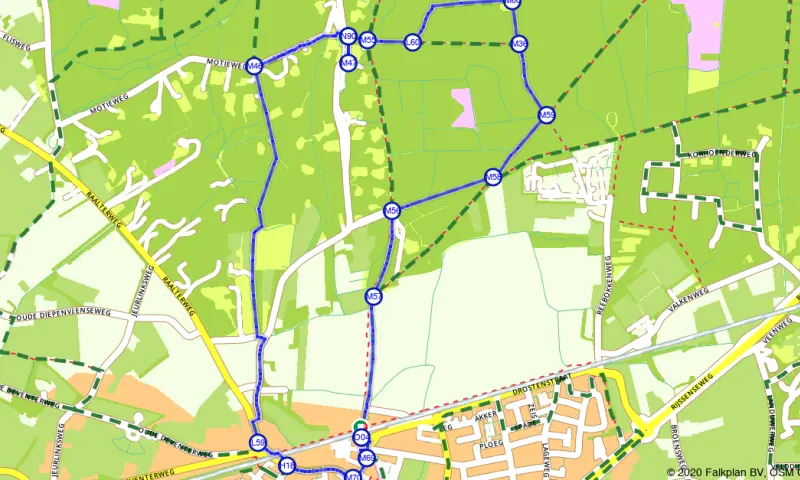 Route in Overijssel