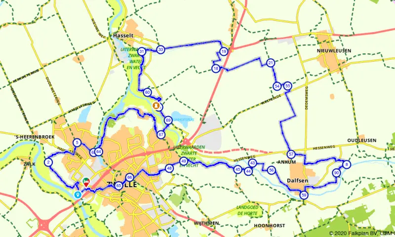 Route in Overijssel