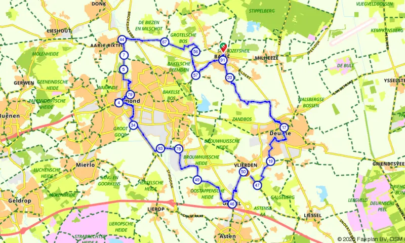 Route Noord-Brabant