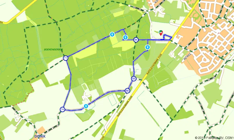 Route in Limburg