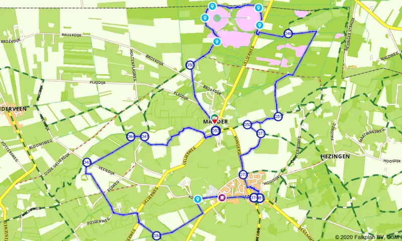 Route in Overijssel
