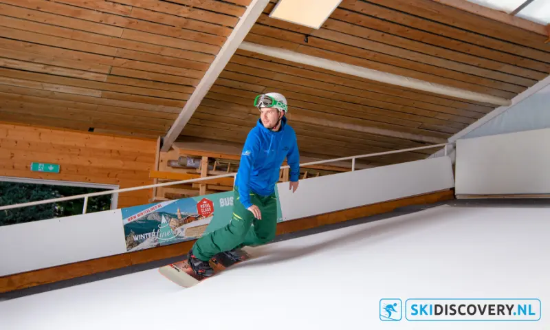 Volwassenen snowboard-les