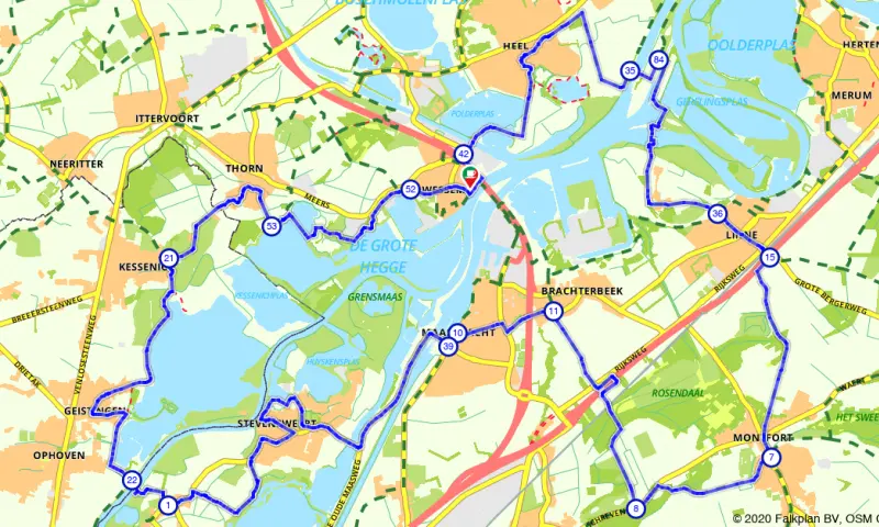 Route in Limburg