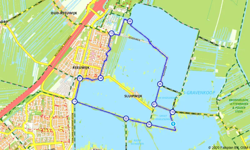 Route Zuid-Holland