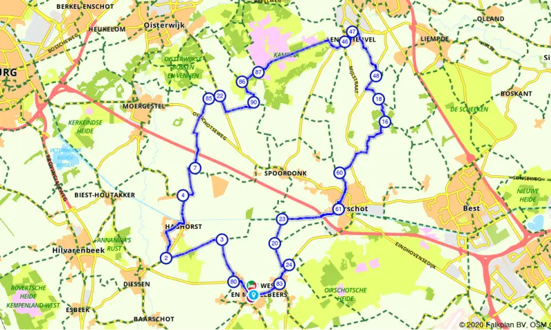 Route Noord-Brabant