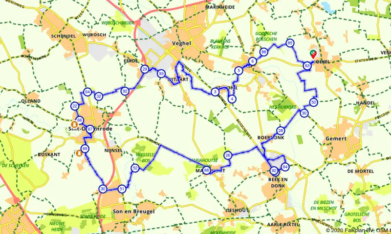 Route Noord-Brabant