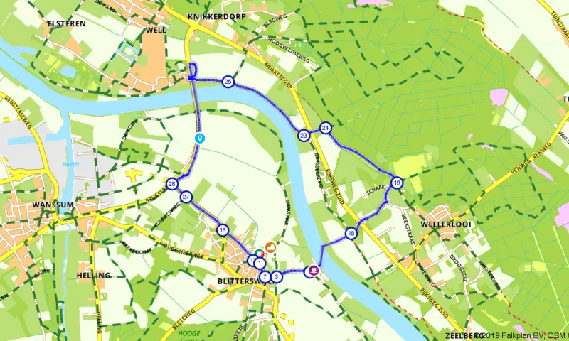 Route in Limburg
