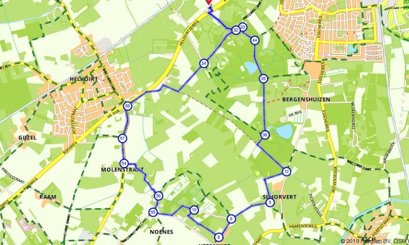 Route Noord-Brabant