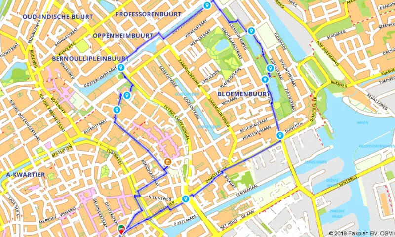 Route Groningen