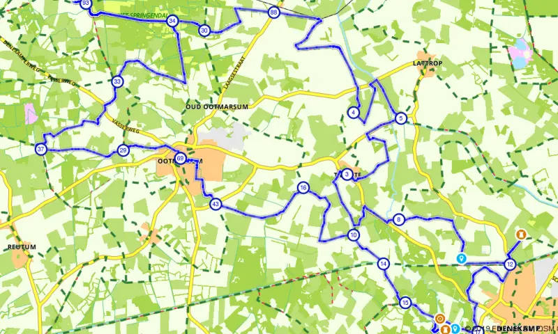 Route in Overijssel