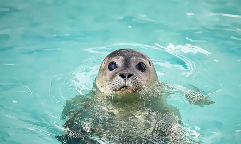 Zeehond in de opvang