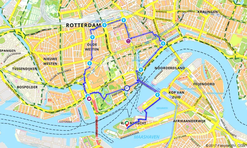 Route Zuid-Holland
