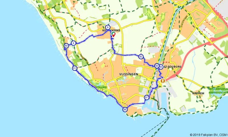 Route in Zeeland