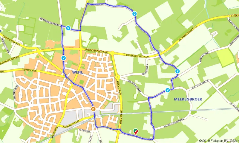 Route in Gelderland