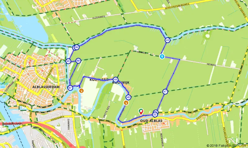 Route Zuid-Holland