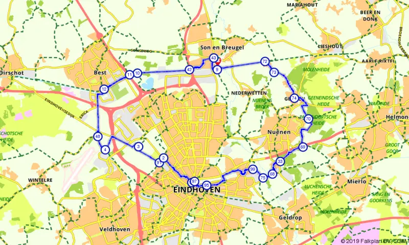 Route Noord-Brabant
