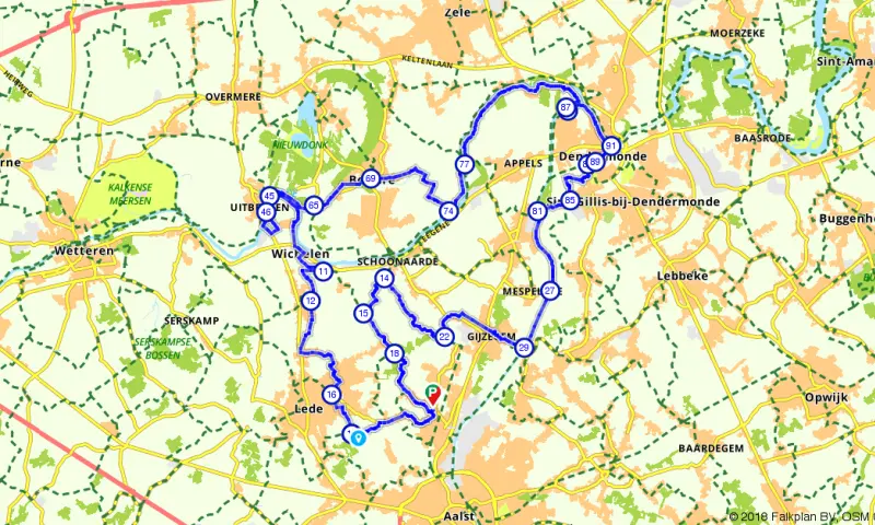 Route in het buitenland