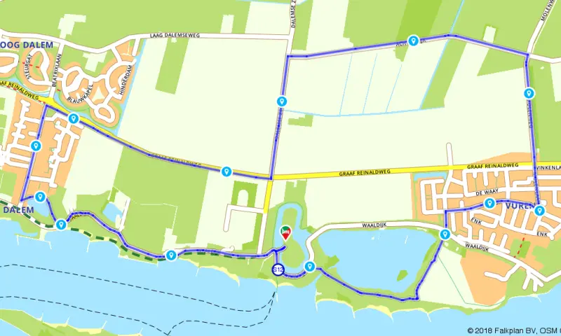 Route in Gelderland