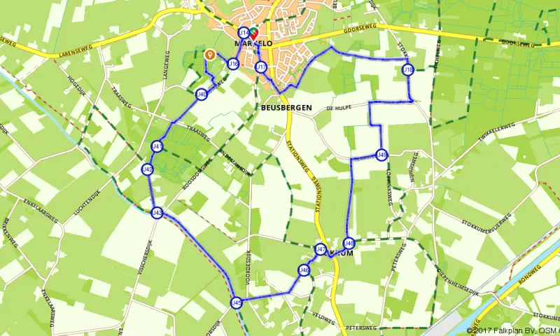 Route in Overijssel