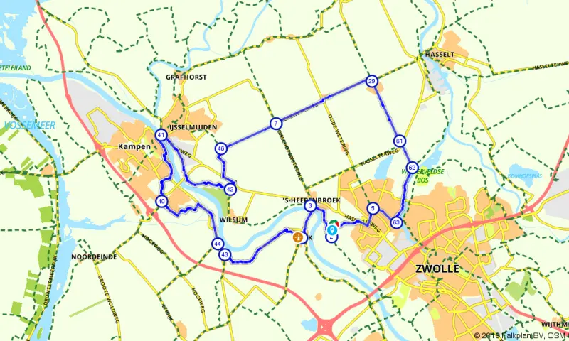 Route in Overijssel