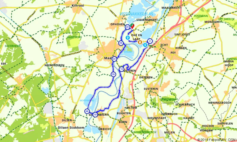 Route in Limburg
