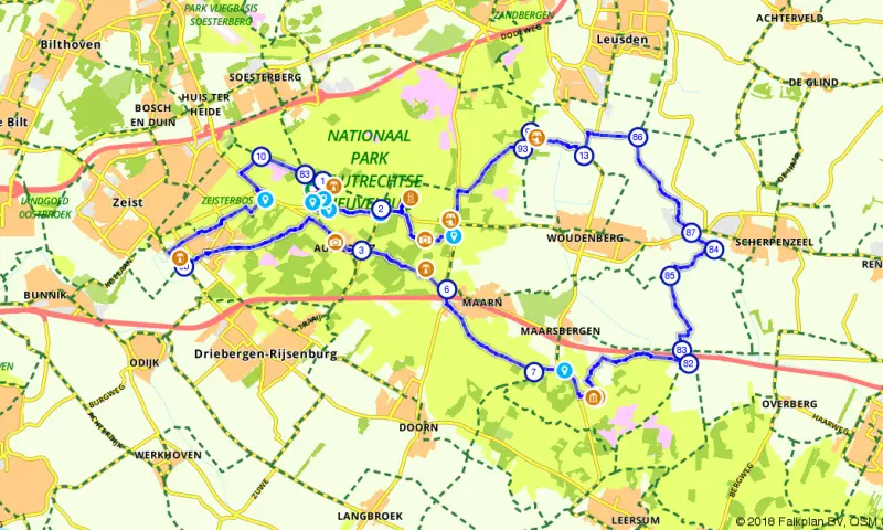 Route in Utrecht