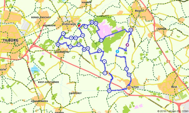Route Noord-Brabant
