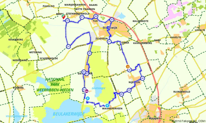 Route in Overijssel