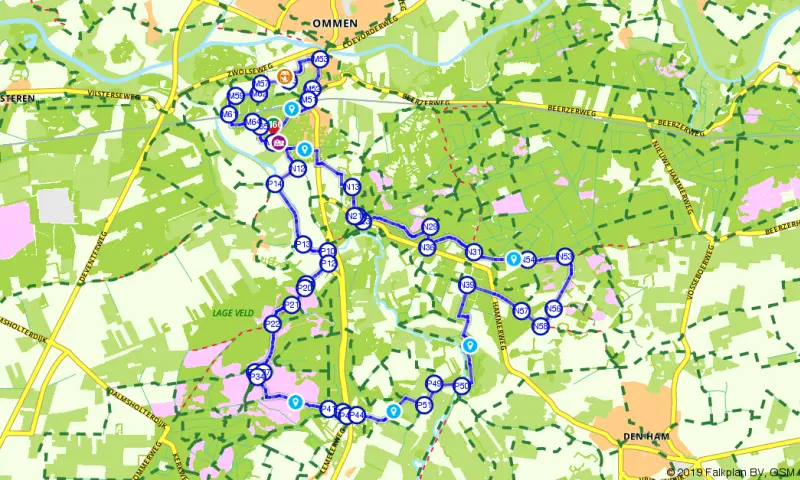 Route in Overijssel