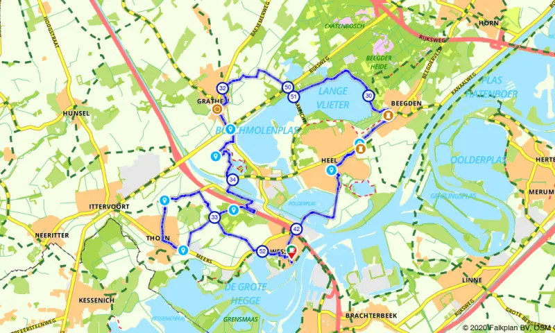 Route in Limburg