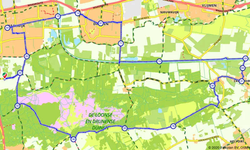 Route Noord-Brabant