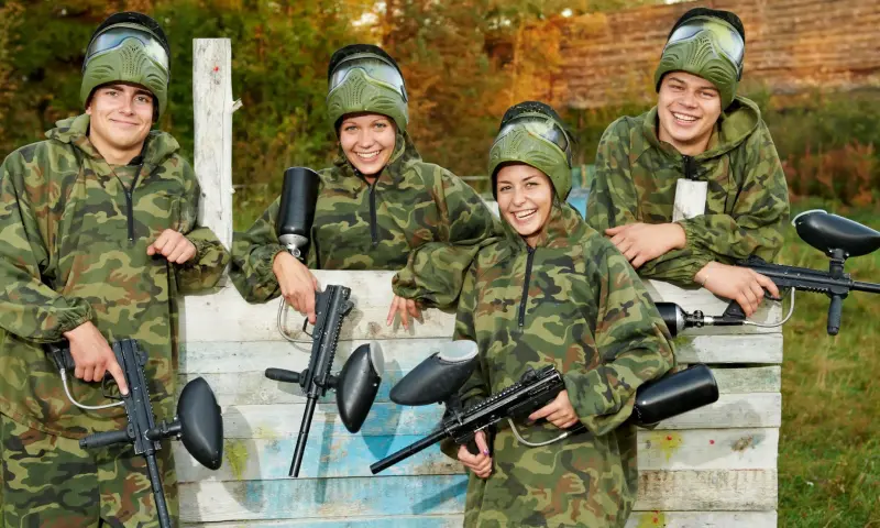 Kinder paintball