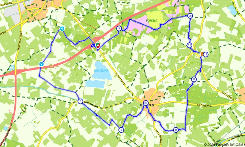 Route in Overijssel