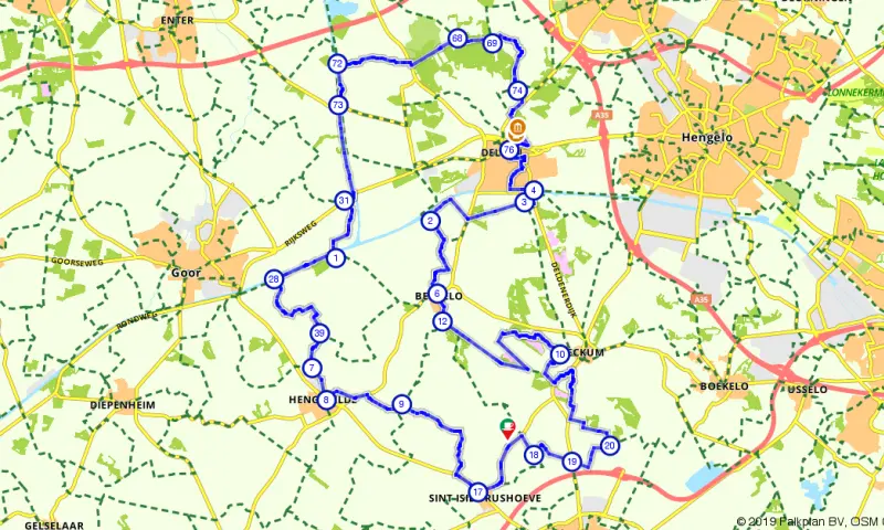 Route in Overijssel