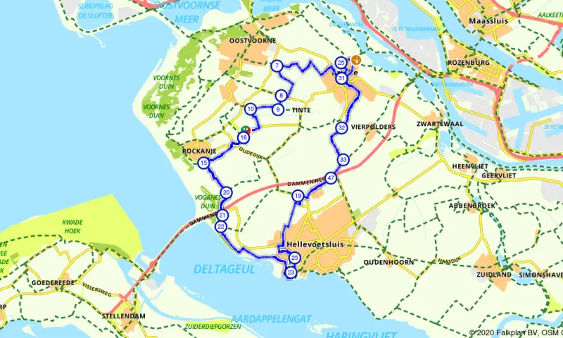 Route Zuid-Holland