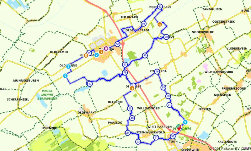 Route in Overijssel