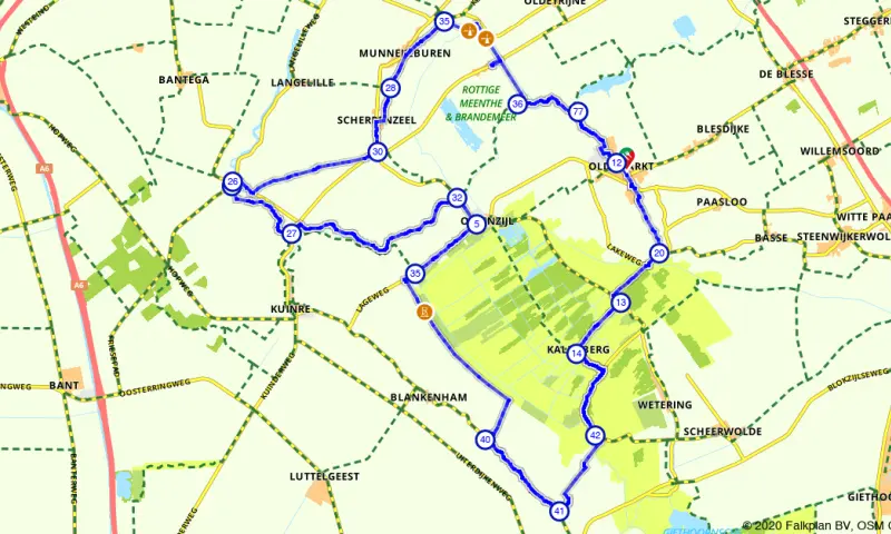 Route in Overijssel